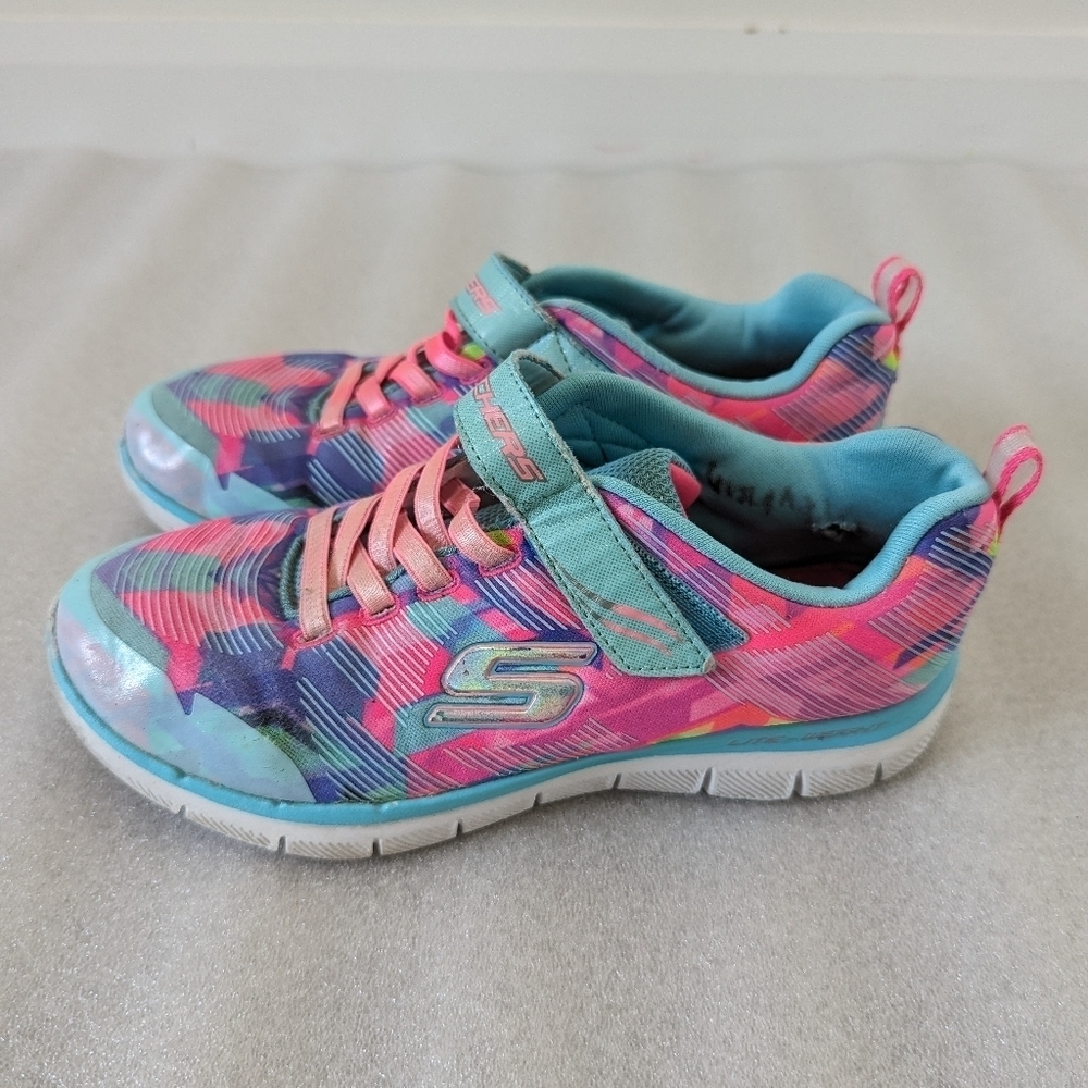 Skechers Kids' Sketch Appeal 2.0-Color Me Cute Sneaker Girl's Size 5